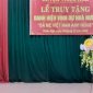 Lễ truy tặng danh hiệu vinh dự nhà nước "Bà Mẹ Việt Nam Anh Hùng"